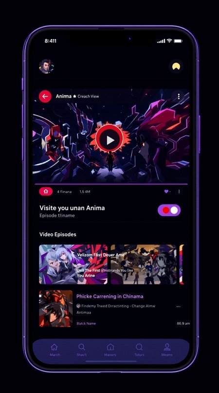 动漫片APP - 播放页 动漫片APP播放界面